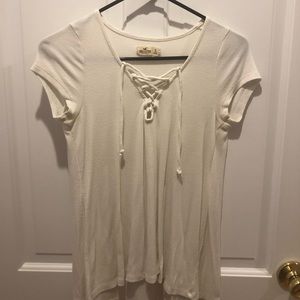 Hollister Lace Up Tee